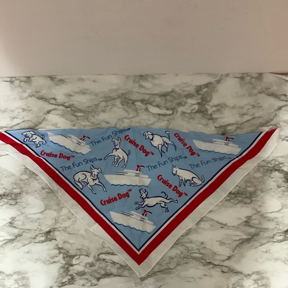 Carnival Cruise Lines Dog Bandana
